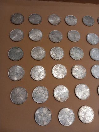 Lote 41 Monedas Plata Franco 1966