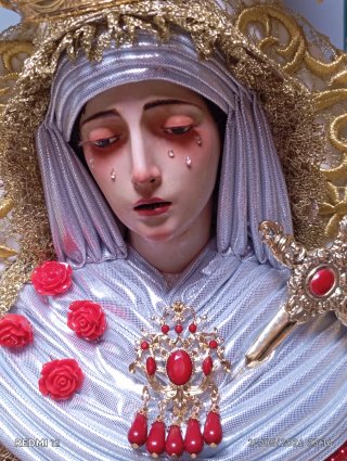 Virgen de 80 cm