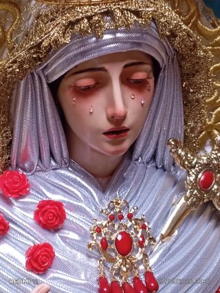 Virgen de 80 cm