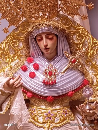 Virgen de 80 cm