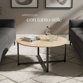 Tavolino da salotto Aberdeen 88,5 x 47 cm · Metallo