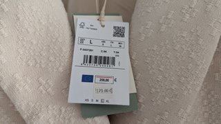 Chaqueta Intropia Beige/Blanca