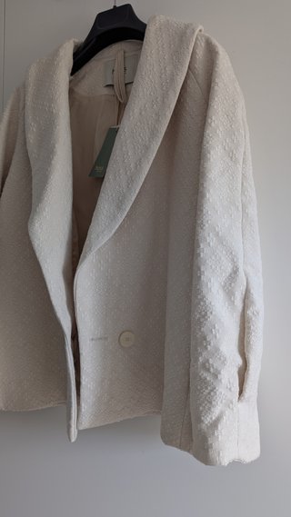 Chaqueta Intropia Beige/Blanca