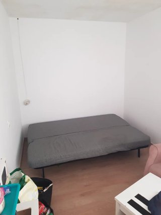 Sofá Cama Gris Tela