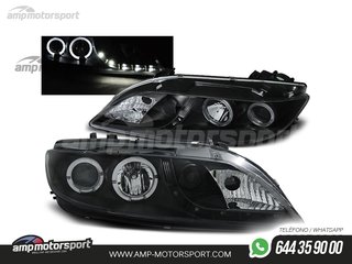 FAROS DELANTEROS OJOS DE ANGEL + LUZ DIURNA PARA MAZDA 6