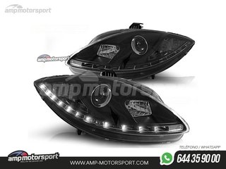 FAROS DELANTEROS LUZ DIURNA LED PARA SEAT LEON / TOLEDO / ALTEA 1P