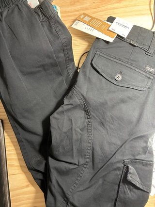 Pantalón Cargo Jack & Jones Negro W28 L32