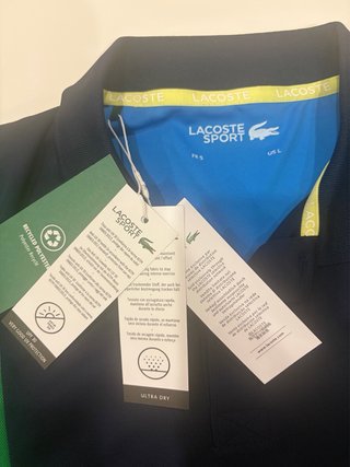 Polo Lacoste Sport Negro, Azul y Verde