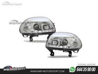 FAROS DELANTEROS LUZ DIURNA LED PARA RENAULT CLIO