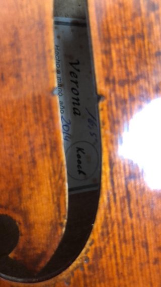 Viola con estuche y arco