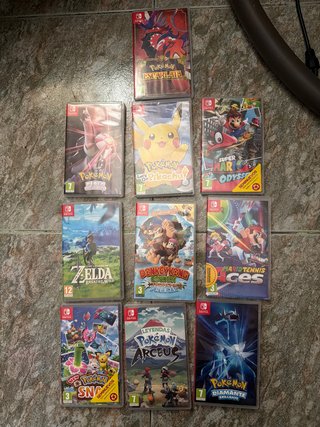 Scatole di giochi Nintendo Switch varie