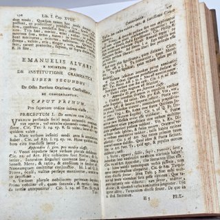 Libro Antico 1805 Alvari Emmanuelis De Grammatica