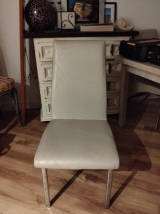 Sillas Beige/Plata (4unidades) 20€ cada una
