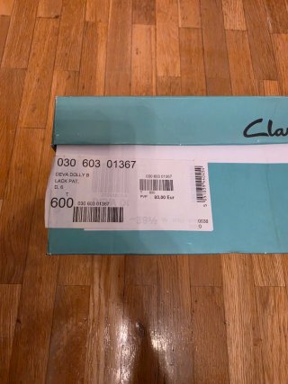 Tacones Clarks Negros Charol