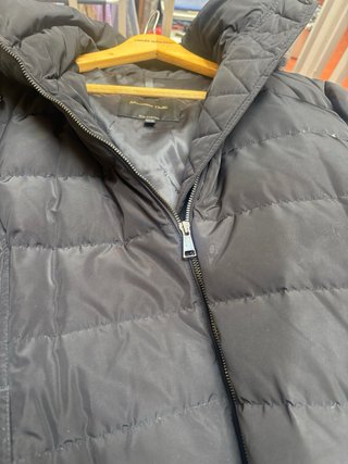 Abrigo Massimo Dutti Negro Talla XL