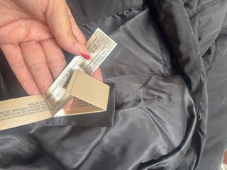 Abrigo Massimo Dutti Negro Talla XL