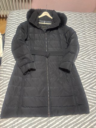 Abrigo Massimo Dutti Negro Talla XL
