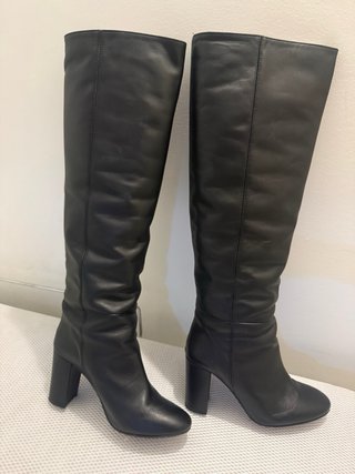 ¡¡POR MUDANZA!! Botas de cuero Negras - Talla 36