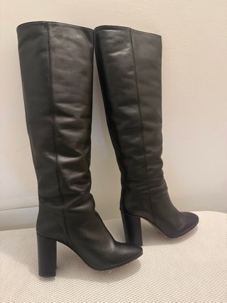 ¡¡POR MUDANZA!! Botas de cuero Negras - Talla 36
