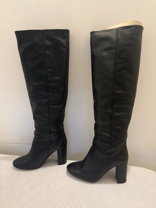 ¡¡POR MUDANZA!! Botas de cuero Negras - Talla 36