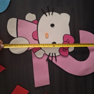 Decoración infantil números  Mickey Mouse