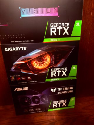 Tarjetas Gráficas RTX 3080 Ti (Varias Marcas)