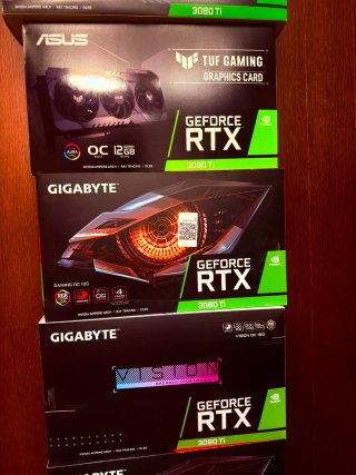 Tarjetas Gráficas RTX 3080 Ti (Varias Marcas)