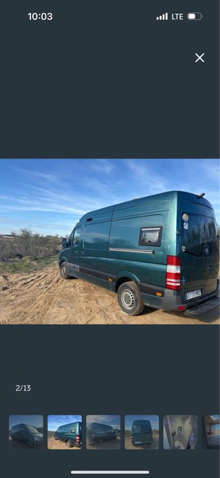 Mercedes-Benz Sprinter camper 2013