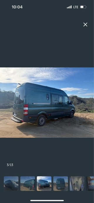 Mercedes-Benz Sprinter camper 2013