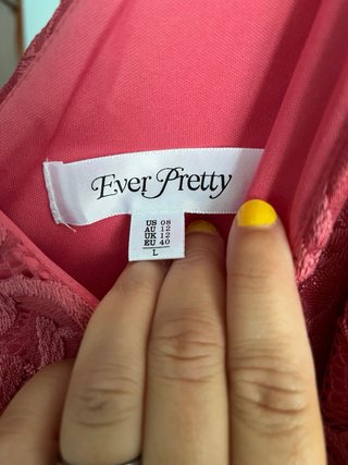 Vestido fiesta rosa Ever Pretty