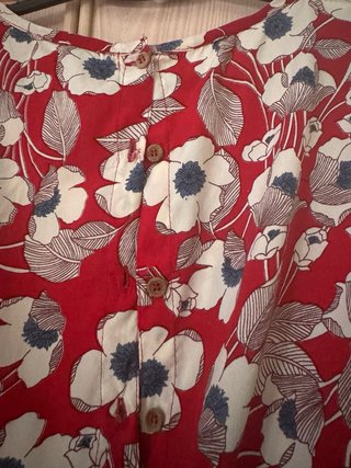 Mono corto floral Brave Soul rojo