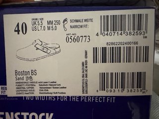 Birkenstock Boston Beige