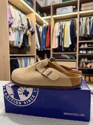 Birkenstock Boston Beige