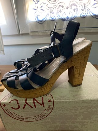 Sandalias de tacón alto para mujer