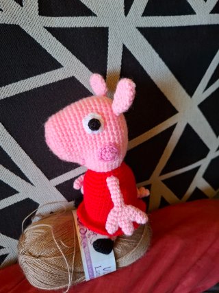 Pepa Pig Amigurumi Hecho a Mano