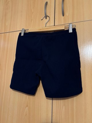 Pantalones Cortos Skinny Hombre Azul