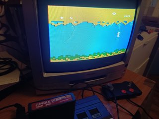 Jungle Hunt Atari 2600 Cartucho y Manual