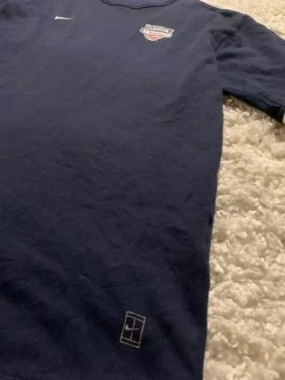 Maglia Nike USTA Tennis Blu Taglia M