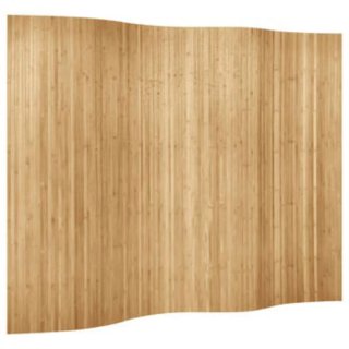 Biombo separador de bambú 250x165 cm
