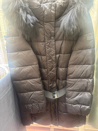 Abrigo Pedro del Hierro Negro XL plumón y plumas