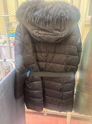 Abrigo Pedro del Hierro Negro XL plumón y plumas