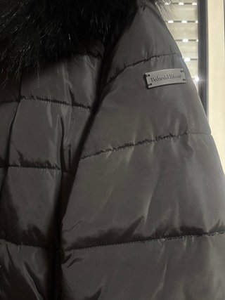 Abrigo Pedro del Hierro Negro XL plumón y plumas