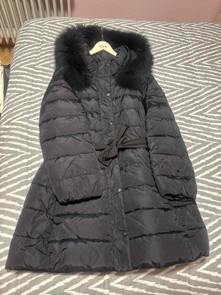 Abrigo Pedro del Hierro Negro XL plumón y plumas