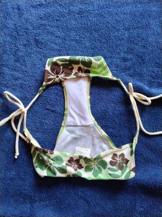 Braguita bikini floral mujer