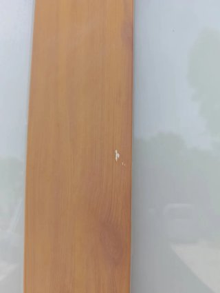 Puerta aluminio imitación madera