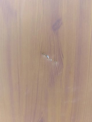 Puerta aluminio imitación madera