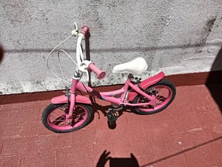 Bicicleta infantil rosa