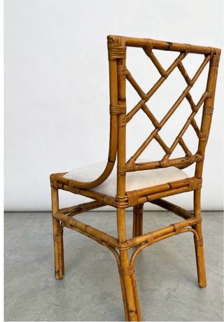 6 Sillas Bambú Originales Comedor