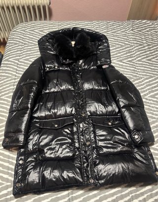 Abrigo Negro Lili Sidonio Talla XL