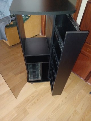 Mueble Hi-Fi negro